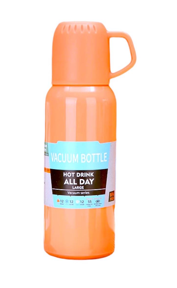 TERMO CON 3 TAZAS CAJA INDIVIDUAL naranja